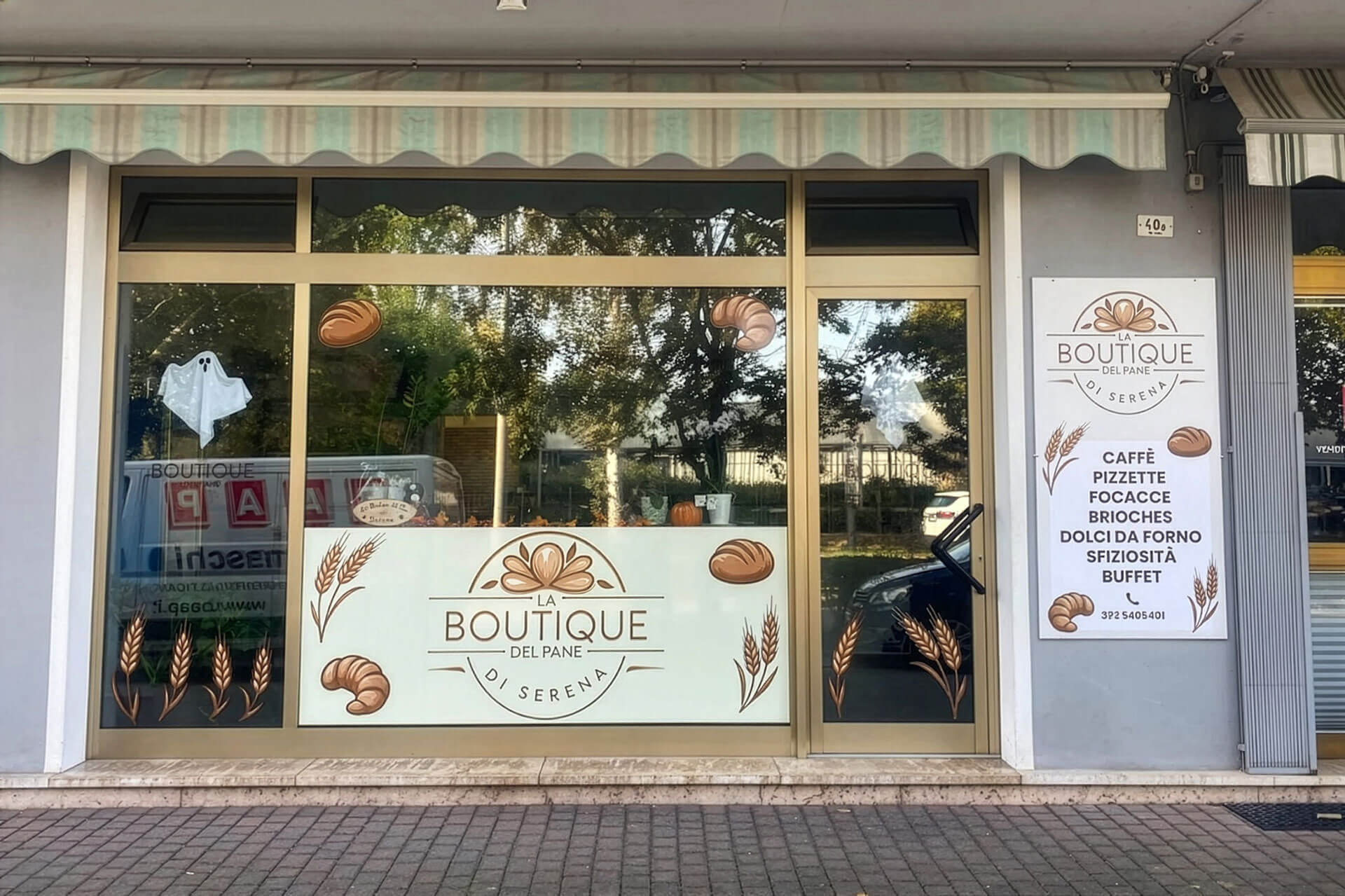 la boutique del pane vetrina